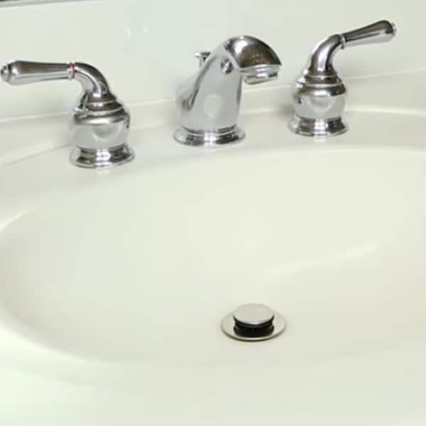 Glacier Bay Plastic Lavatory Drain Trim, How To Replace Bathroom Sink Drain Trim