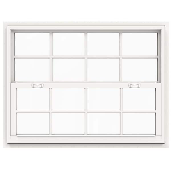 JELD-WEN 42 in. x 36 in. V-4500 Series White Single-Hung Vinyl
