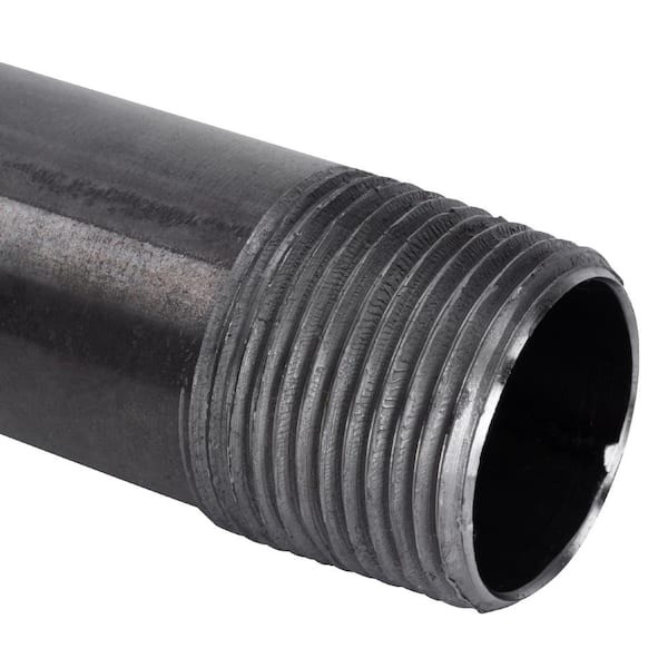 1/2 in. x 1.5 ft. Black Steel Schedule 40 Cut Pipe 1/2 in. x 1.5 ft. Black Steel Schedule 40 Cut Pipe