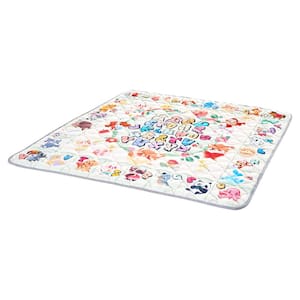 Baby Play Mat White 2 ft. x 2 ft. Extra Large 71 in. Baby Crawling Mat Non-Slip 1-Piece Mat Indoor/Outdoor Area Rug