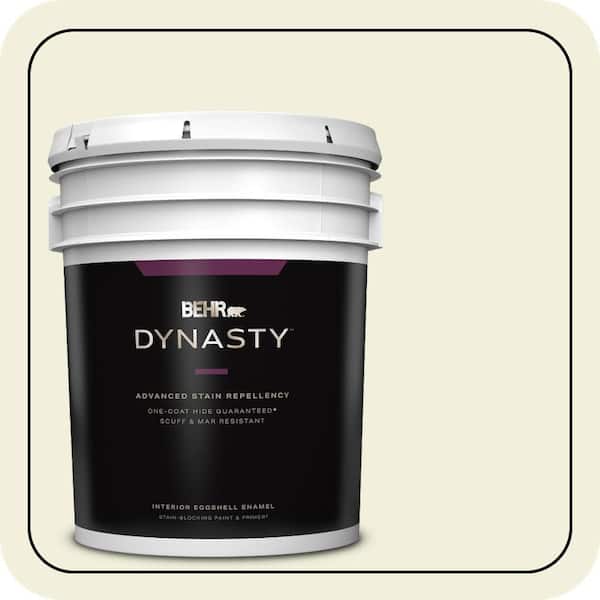 BEHR DYNASTY 5 gal. #410C-1 June Vision Eggshell Enamel Interior Stain-Blocking Paint & Primer