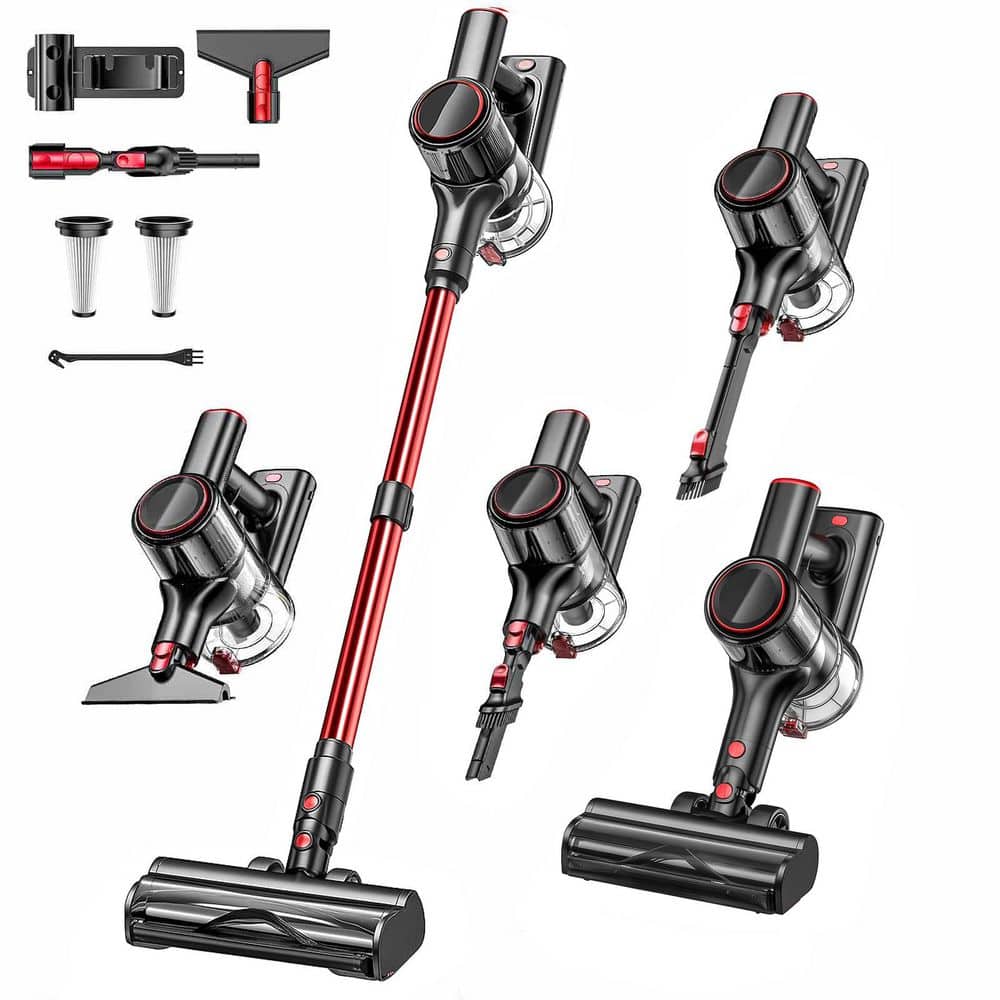 Bagless Upright Vacuum w HEPA Filter, 40KPA Suction, 1.5 L Dust Cup, LED Display, Tangle-Free Brush for Pet Hair Carpets price history on PriceWatchPro