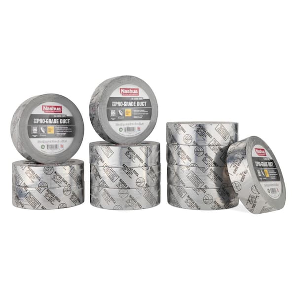 Nashua Tape 1.89 in. x 60 yd. 558CA Pro-Grade UL Listed Duct Tape Pro Pack (12-Pack)