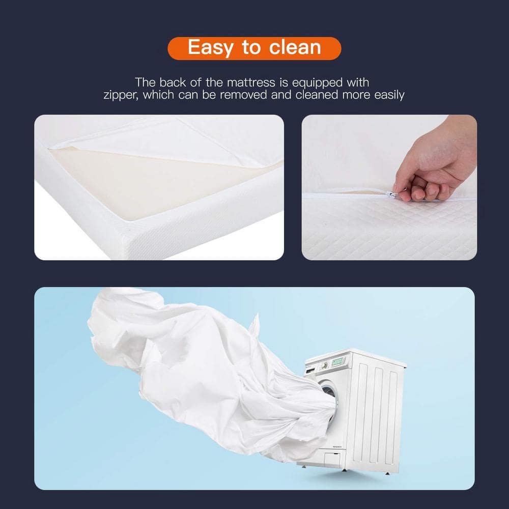FDW 8 inch Full Mattress Gel Memory Foam Mattress for Cool Sleep & Pressure Relief/Medium Firm Mattresses CertiPUR-US Certified/Bed-in-a-Box,Full
