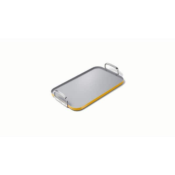 Caraway Ceramic Nonstick Double Burner Griddle in Marigold