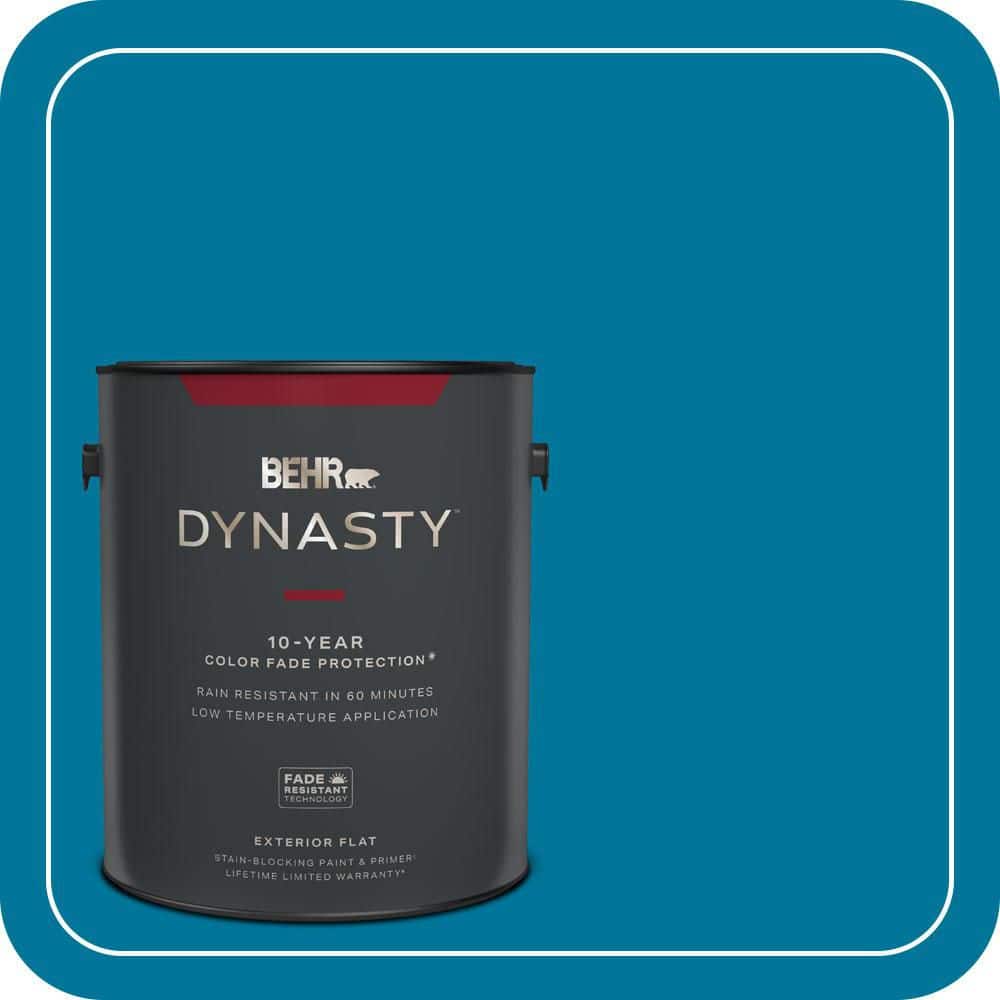 1 gal. #P490-7 Mayan Treasure Flat Exterior Stain-Blocking Paint & Primer price history on PriceWatchPro