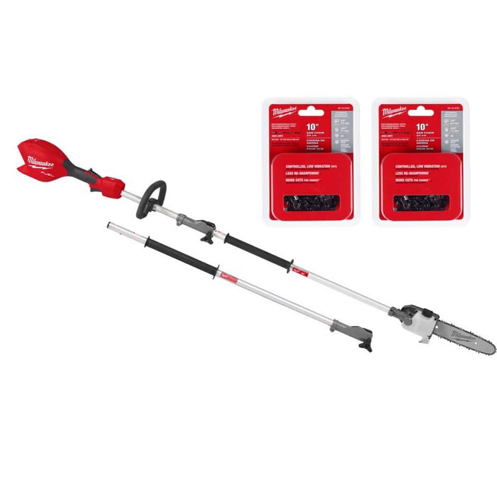M18 FUEL 18V 10 in. Brushless Cordless Battery Powered Pole Saw with QUIK-LOK Attachment Capability & (2) Extra Chain price history on PriceWatchPro