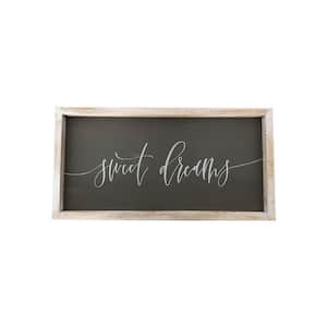 Sweet Dreams Rustic Wood Wall Decorative Sign