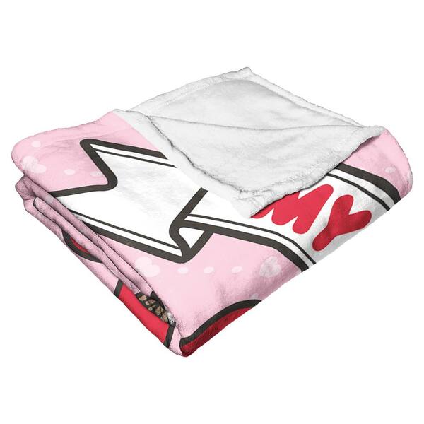 Mia Blush Acrylic Throw Blanket 2827145THROW - The Home Depot