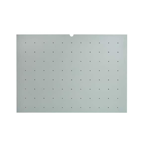 0.625 in. H x 24.13 in. W x 16 in. D Wood with Grey Vinyl Lining Peg Board  Drawer Insert