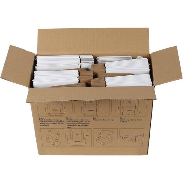 6x6x6 Shipping Boxes For Small Business,40 Pack White Corrugated Cardboard Box For Packaging Mailing Storage - View #5