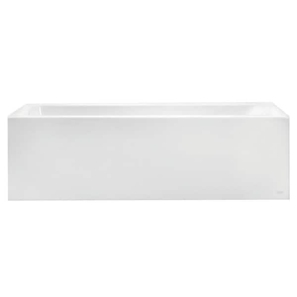 Studio 60 in. x 32 in. Soaking Bathtub with Left Hand Drain in White