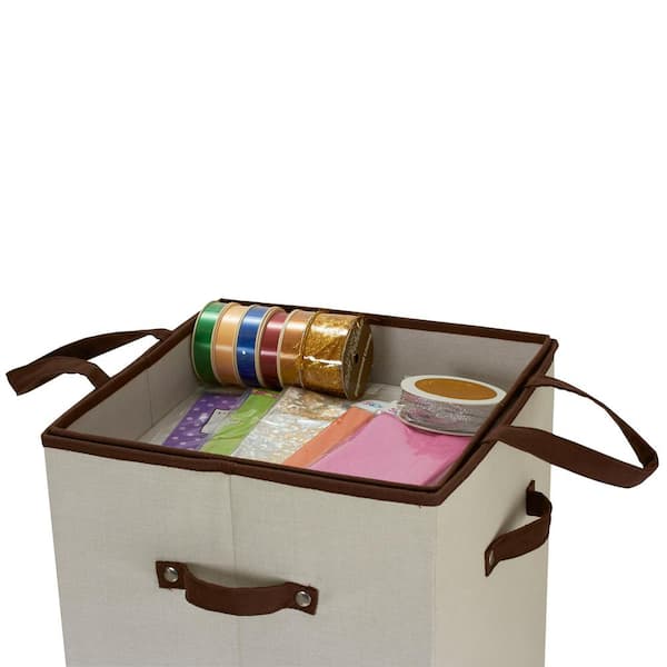 Set of 2 Casafield Wrapping Paper Storage Container Organizer