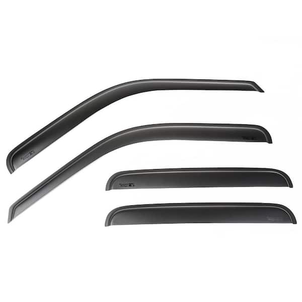 Rugged Ridge Matte Black Window Visor Kit Tape 99-14 F-250-F-550 Crew Cab Pickup