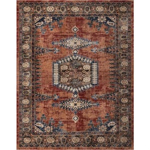 Utopia Larissa Terracotta 10' 0 x 13' 1 Area Rug