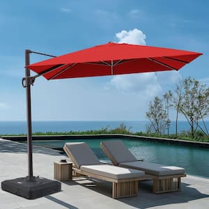 abba patio 11 foot offset cantilever umbrella canada 10FT Vienna Patio Outdoor Umbrella with 360 Rotation Design and Easy Tilt Adjustment UV 50+ Protection 8 Ribs for Backyard Garden Deck Pool Patio, Dark and harmful 30+ UV rays Pellebant 11 ft. x 9