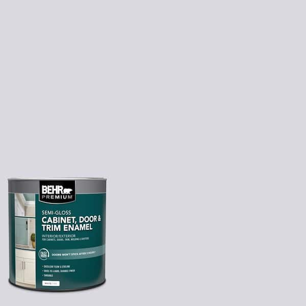BEHR PREMIUM 1 qt. #MQ3-30 Petal Tip Semi-Gloss Enamel Interior/Exterior Cabinet, Door & Trim Paint