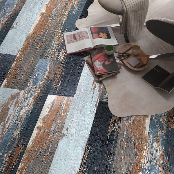 Deco Products Old Black Smoke Vinyl Plank Sample Deco Products Old Black Smoke Vinyl Plank Sample