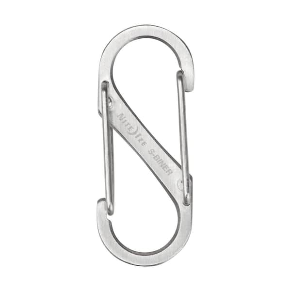 S Shape Carabiner Key Chain Hook Clip Buckle S-biner Slidelock Outdoor H 