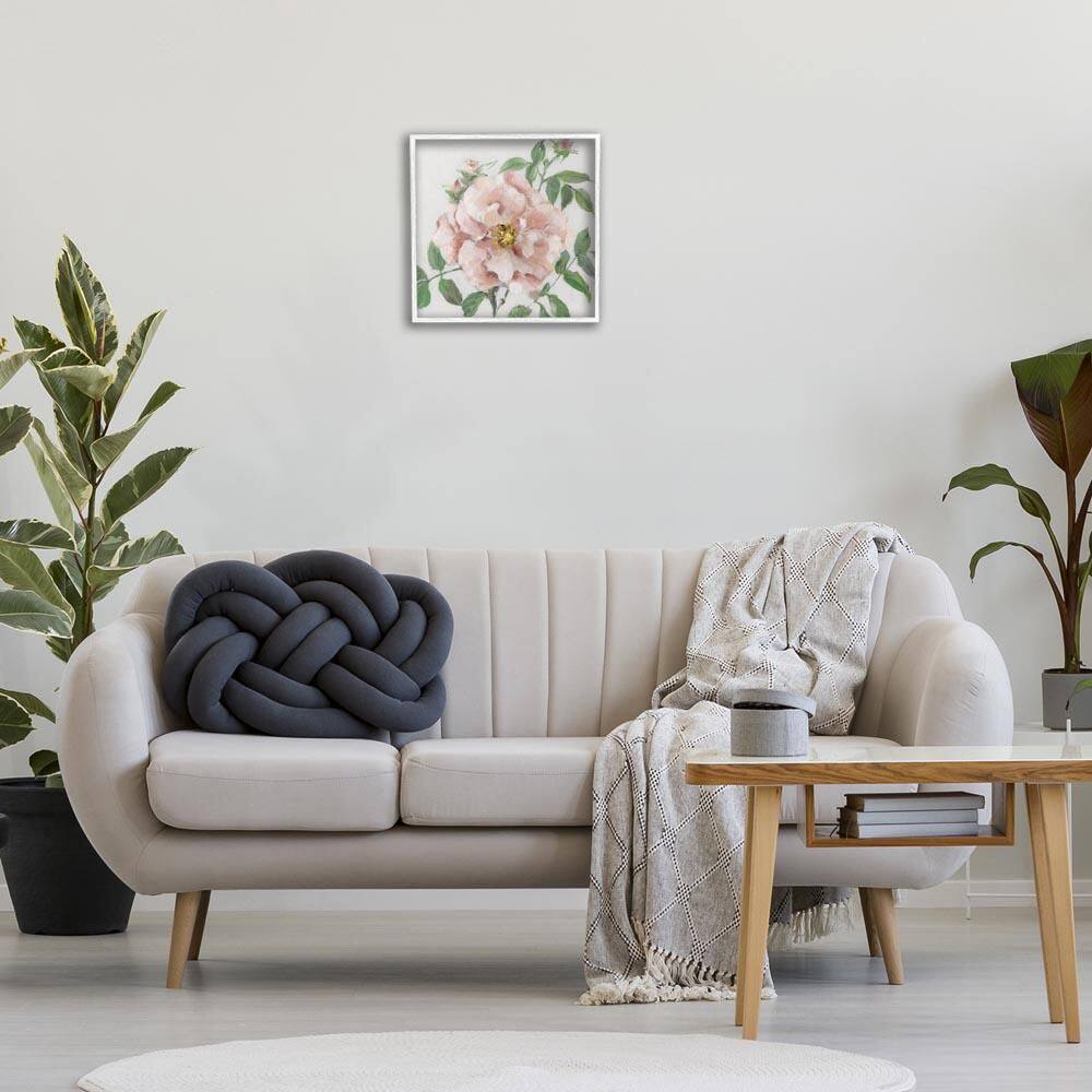 Traditional Single Pink Blossom by Sally Swatland White Framed Nature Giclee Art Print 17 in. x 17 in. price history on PriceWatchPro