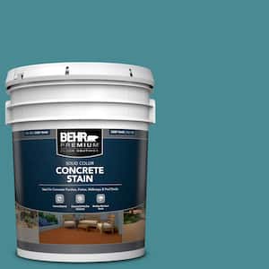 5 gal. #PFC-49 Heritage Teal Solid Color Flat Interior/Exterior Concrete Stain