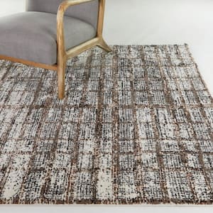 Nicosia Orange 5 ft. x 7 ft. Abstract Area Rug