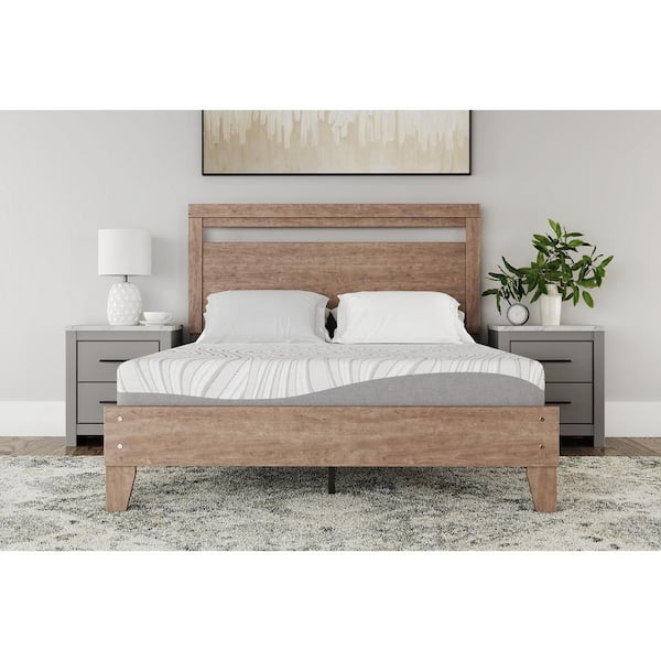 Signature DESIGN BY ASHLEY 8 in. Memory Foam Queen Firm Memory Foam 8 in. Bed-in-a-Box Mattress