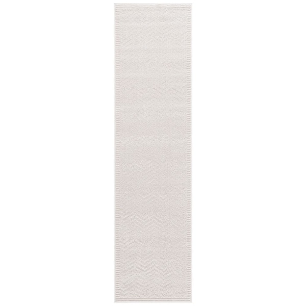 SAFAVIEH Augustine Taupe/Cream 2 ft. x 8 ft. Ikat Runner Rug