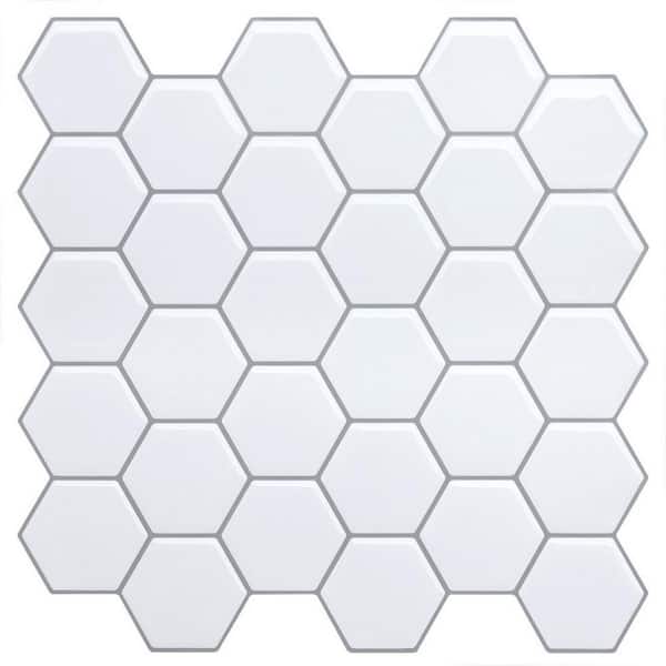 Wall Decal Nature Sticky Tiles for Walls 10pc Peel And Stick Ceramic Tile  Paste 3D Lattice Ceramic Tile Paste DIY Waterproof Self Adhesive Wall  Sticker Sticky Tiles for Walls Hexagon 