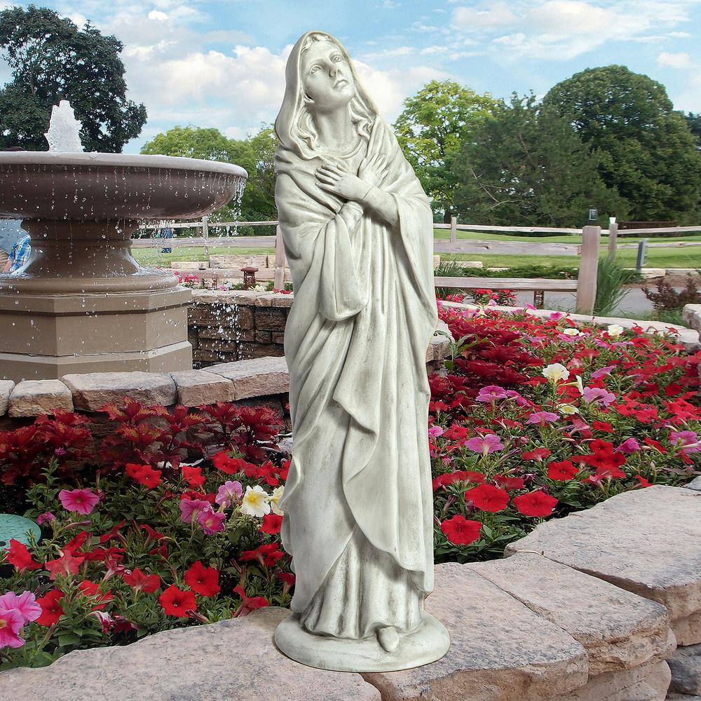 Immaculate Conception Mary 20" Faux Stone Resin Statue