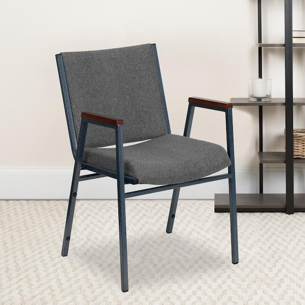 Fabric Stackable Chair in Gray