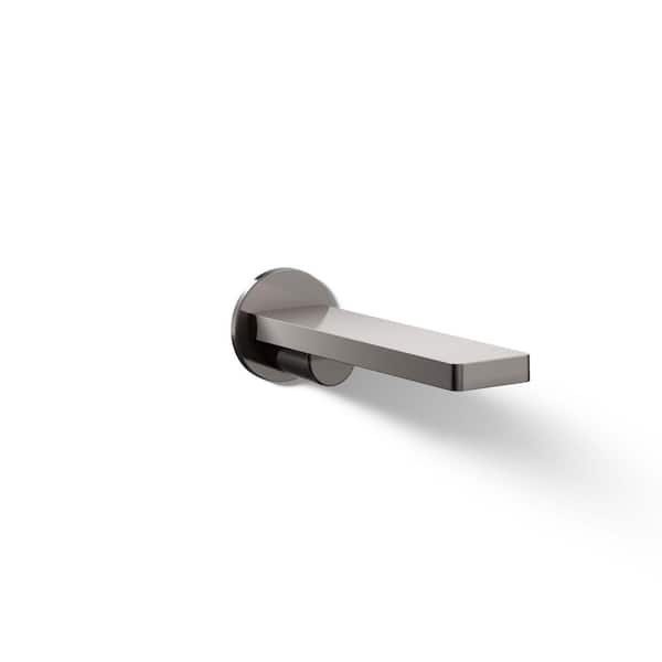 KOHLER Composed Non-Diverter Bath Spout in Titanium
