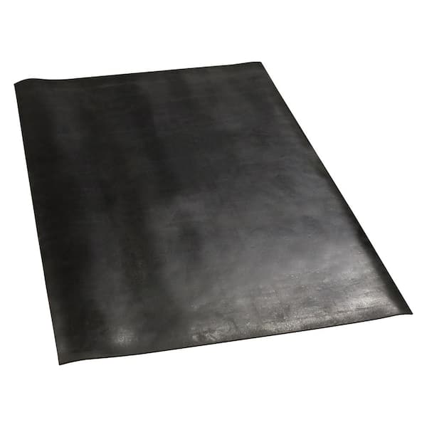 Rubber-Cal Nitrile Commercial Grade Rubber Sheet Black 60A 0.250 in. x 24 in. x 36 in.