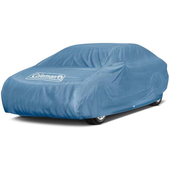 Coleman Spun-Bond PolyPro 3-Ply 95 GSM 225 in. x 77 in. x 46 in. Signature Blue Full Car Cover