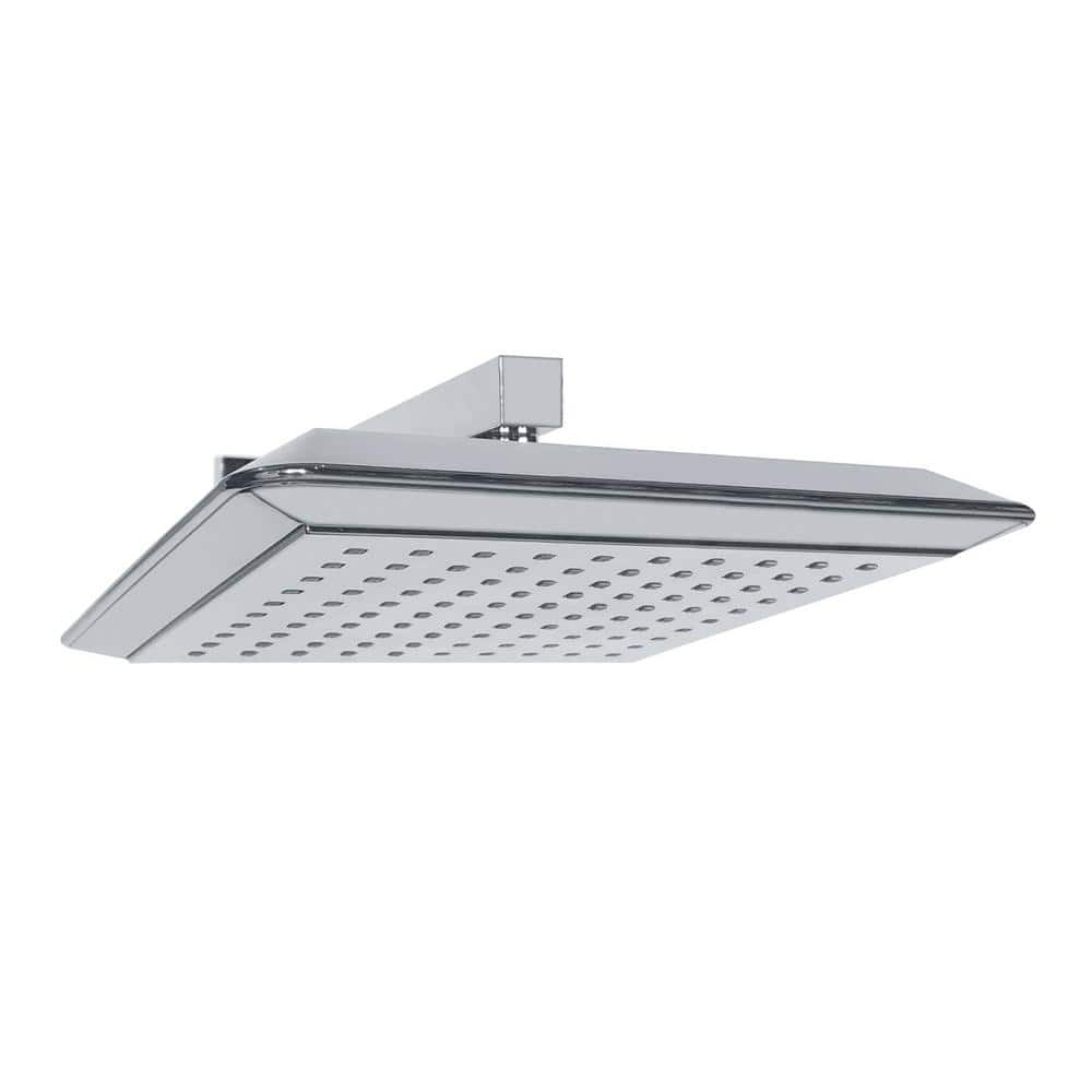 Claremont 1-Spray Patterns 9.63 in. Wall Mount Fixed Shower Head with Shower Arm in Polished Chrome price history on PriceWatchPro