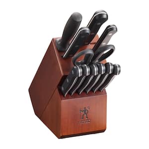 Solution 12-Piece Stainless Steel Knife Set with Block
