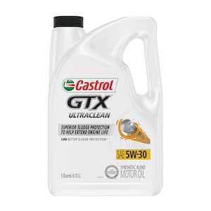 CASTROL GTX Ultraclean 5W-30 Synthetic Blend Motor Oil 160 fl. oz. 15A66D -  The Home Depot