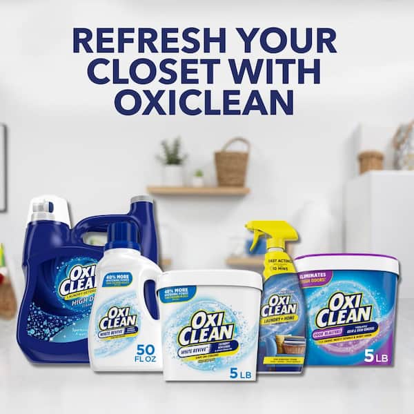 OxiClean 5 lbs. White Revive Laundry Whitener Fabric Stain Remover, (6-pack)