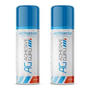 CA Glue Activator Spray 6.75 fl. oz. Clear Multi-purpose Adhesive Accelerator Spray for Super Glues (2-Pack)