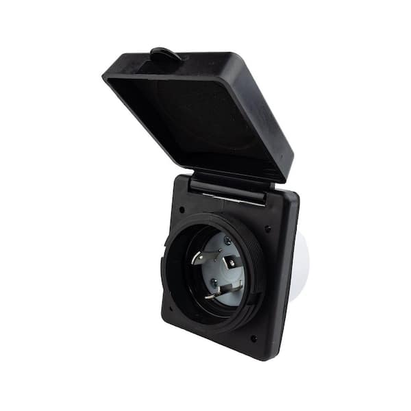 30 Amp 125-Volt Twist Lock RV Power Inlet