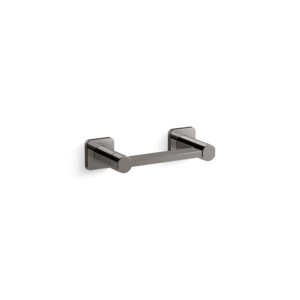 KOHLER Parallel Pivoting Wall Mounted Toilet Paper Holder in Vibrant Titanium