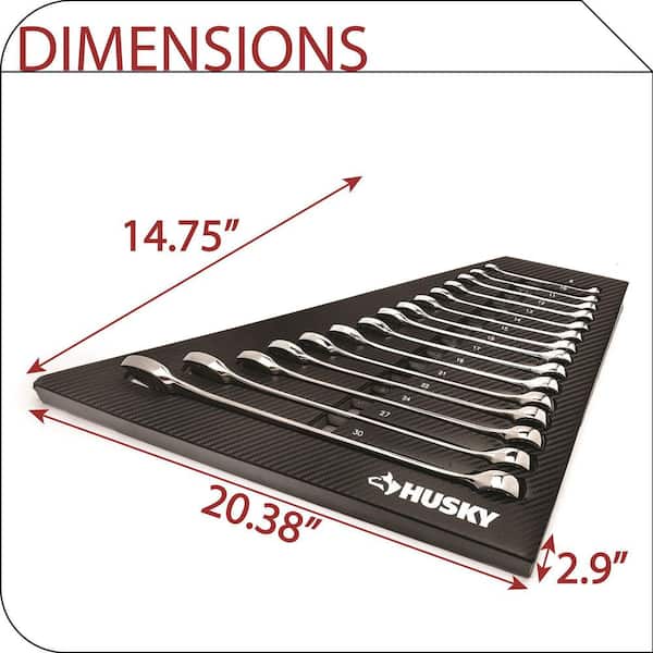 EVA Tray for 15-Piece Combination Metric Wrench Set