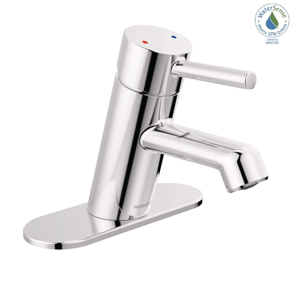 Precept Polished Chrome Single-Handle Mid-Arc Bathroom Faucet