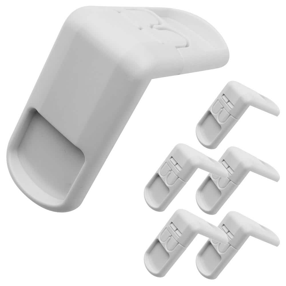 Clippasafe Cupboard Drawer Lock Secure Catches 6 Pack Safety Baby Child  Proofing