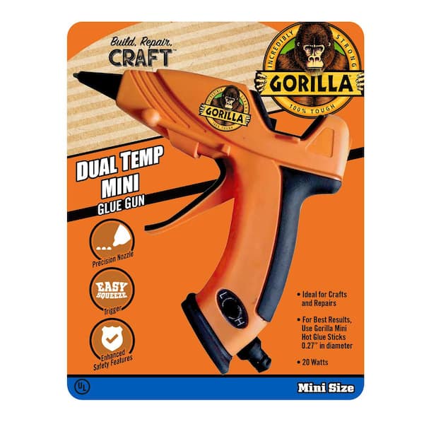 Gorilla 4 in. Mini Hot Glue Sticks (30-Count 12-Pack) 3023003 - The Home  Depot