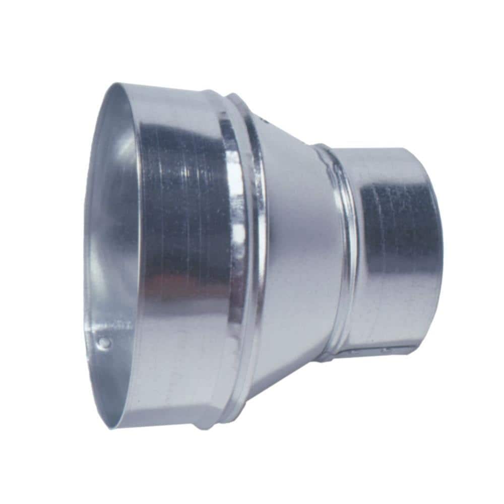 14 x 12 Metal Reducer Duct for Round Flexible duct 