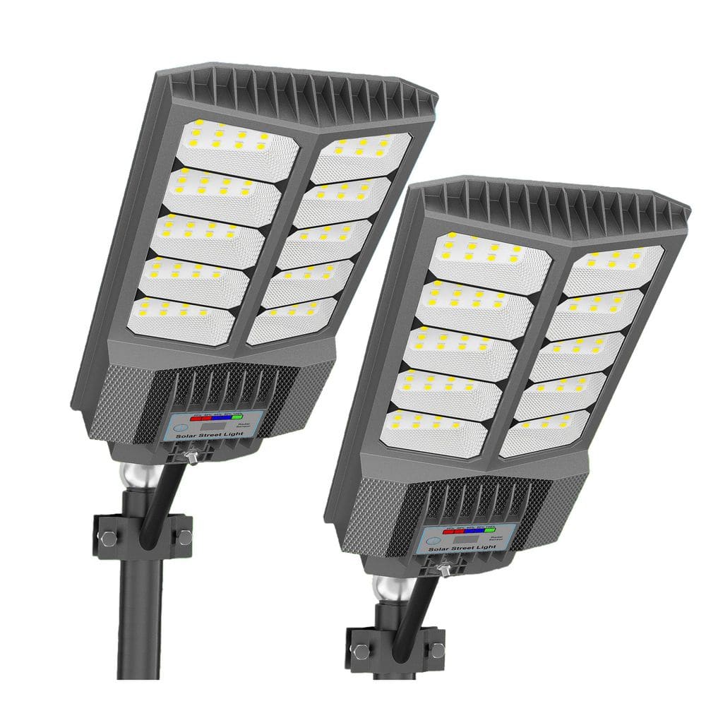 120 Volt 7000K 300000 Lumen LED Solar Street Work Light Outdoor Dusk-to-Dawn Adjustable Modes Pole Mount Tool Only price history on PriceWatchPro