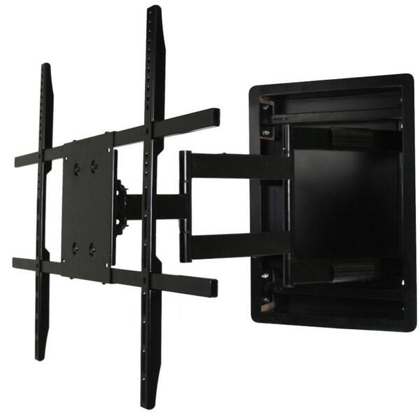 Aeon Stands and Mounts In Wall TV Mount, Recessed Articulating In Wall TV Mount For 42 To 80 in. TVs LCD, LED, or Plasma