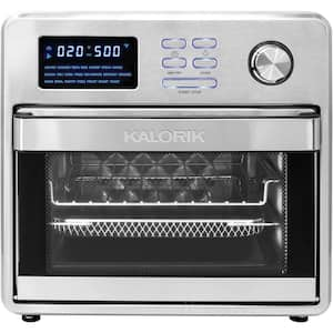 23.2Qt. Stainless Steel 13-in-1 Contertop Air Fryer Toaster Oven with Rotisserie, Digital Display and Accessories,