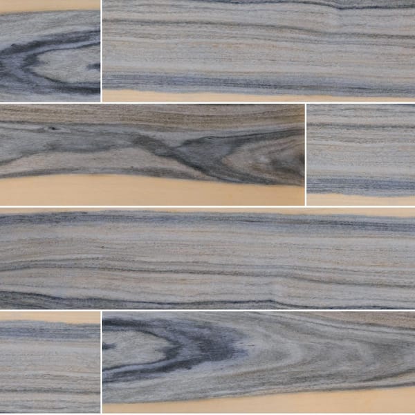 MSI Sardinia Azul 8 in. x 48 in. Matte Porcelain Floor and Wall Tile (7.53 sq. ft. / case)